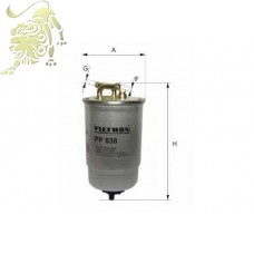 PP 838 FILTRON фильтр топливный (B34022PR JC) FORD/HONDA/VW (LA FF 5303/4111MEAT&DORIA) PP 838 FILTRON фильтр топливный (B34022PR JC) FORD/HONDA/VW (LA FF 5303/4111MEAT&DORIA)